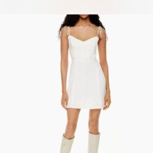 Wilfred Aritzia White mini dress size 00